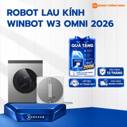 Robot lau kính Ecovacs Winbot W3 Omni 2026