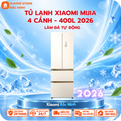 Tủ Lạnh Xiaomi 400L 2026 Làm Đá Tự Động