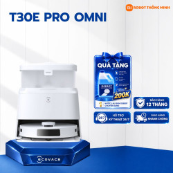 Robot hút bụi lau nhà Ecovacs Deebot T30E Pro Omni