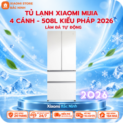Tủ Lạnh 508L Pro Kiểu pháp 2026 Làm Đá Tự Động BCD-508WFSMPDIN