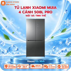 Tủ lạnh 4 cánh Xiaomi Mijia Pro 508L – Mặt đá tinh thể, Ngăn đông mềm