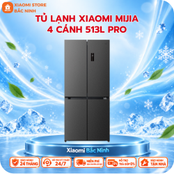 Tủ lạnh 4 cánh Xiaomi Mijia 513L Pro – Có ngăn đông mềm, kháng khẩn 99,99%