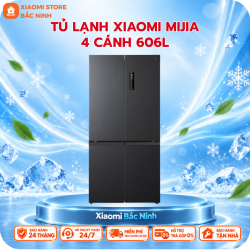 Tủ lạnh 4 cánh Xiaomi Mijia 606L – Có ion khử khuẩn, cấp đông nhanh chóng