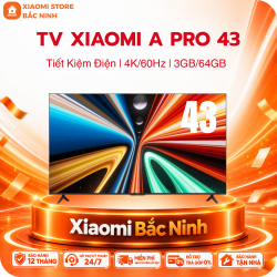 Tivi Xiaomi Redmi A Pro 43 Inch Ram 3/64GB Tiết Kiệm Điện