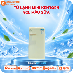 Tủ lạnh Kentoen 92L màu sữa