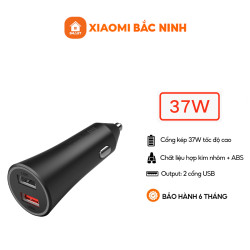 Tẩu sạc nhanh 2 cổng Xiaomi Mi 37W
