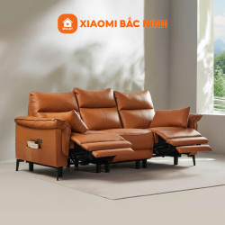 Ghế sofa điện 3 chỗ 8H da thật của Ý
