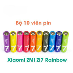 Pin Xiaomi ZMI ZI7 Bảy màu (10 viên pin AAA, Alkaline Battery)
