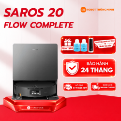 Robot Hút Bụi Lau Nhà  Roborock Saros 20 Flow Complete