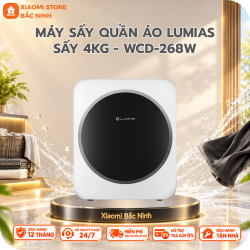 Máy sấy quần áo Lumias WCD-268W - 800W
