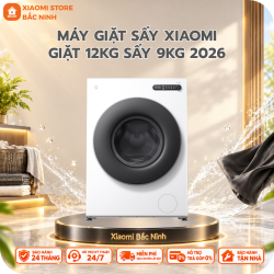 Máy giặt sấy Xiaomi XHQG120MJ110 12kg sấy 9kg 2026 Màu Trắng