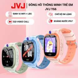 Đồng Hồ Trẻ Em JVJ Y66, Hỗ Trợ Tiếng Việt, Kháng Nước, Video Call, Lắp Sim Nghe Gọi 2 Chiều