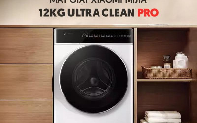Máy Giặt 12kg Xiaomi Mijia MJ301 Ultra Clean Pro : Sản Phẩm Chăm Sóc Quần Áo Hoàn Hảo Của Mọi Gia Đình