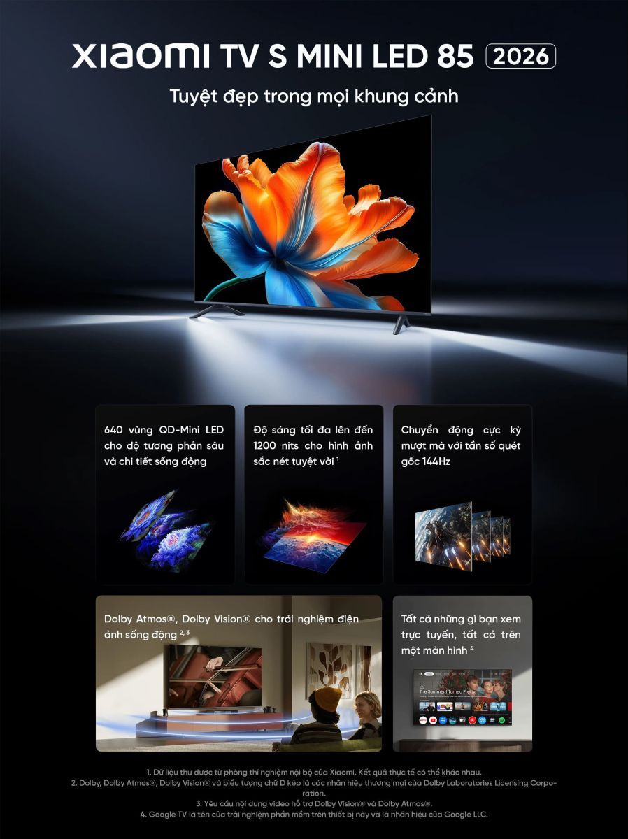 Xiaomi TV S Mini LED 85 inch 2026