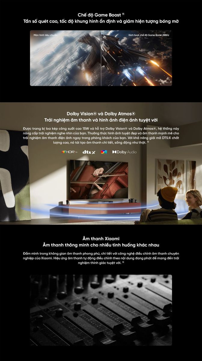 Xiaomi TV S Mini LED 85 inch 2026 hình 6