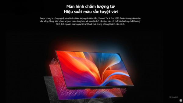 Tivi Xiaomi A Pro 55inch 4K QLED 2025 - Hình ảnh 13