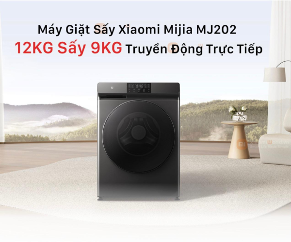 Máy giặt sấy Xiaomi Mijia 12kg, sấy 9kg MJ202