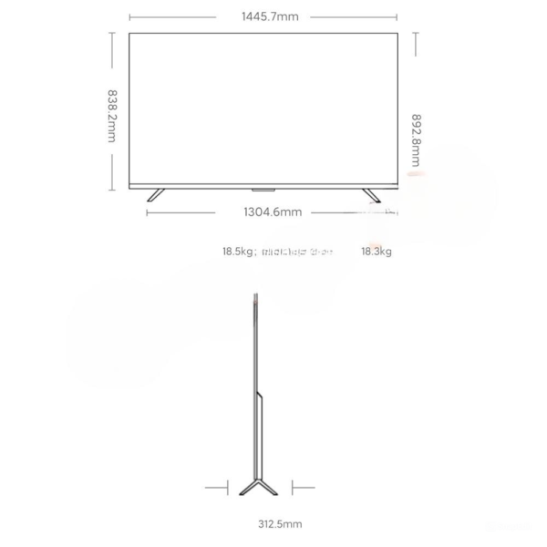 Tivi Xiaomi S65 Mini LED 65 inch – Tần số 240 Hz, chip lõi tứ A73, bù chuyển động MEMC - Hình ảnh 3